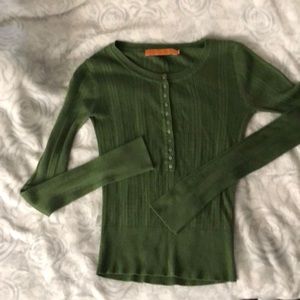 Green light weight Miss Me Sweater